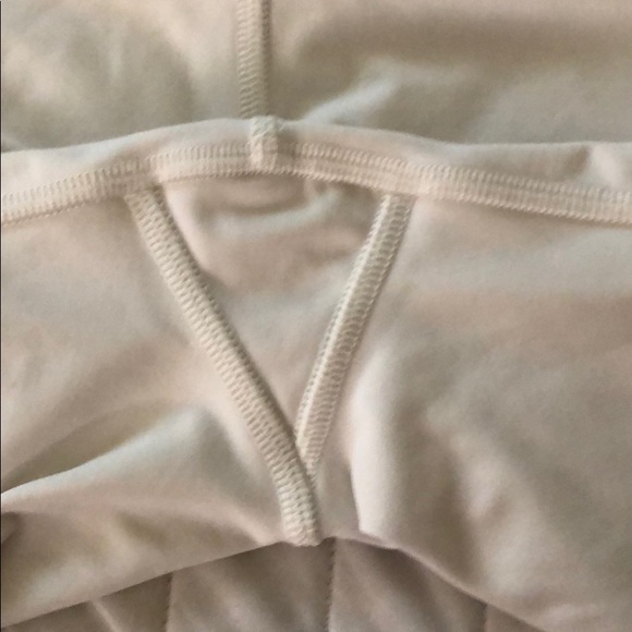 Lululemon Crop Leggings Sz10 - White - Picture 5 of 5